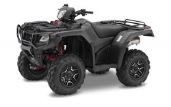Black Honda TRX500 Rubicon ATV