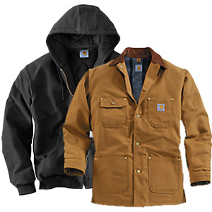 Black and Brown Carhartt coats
